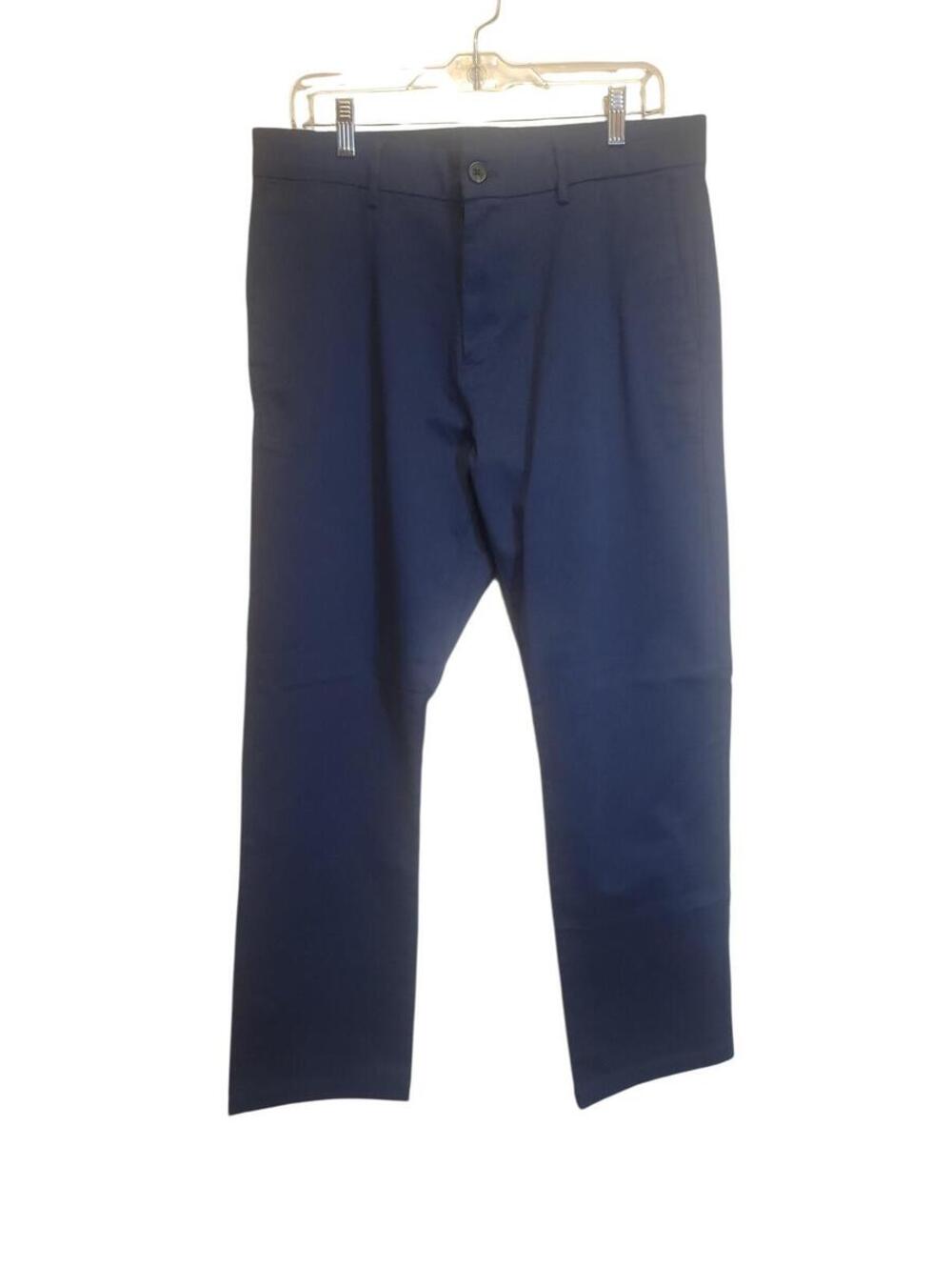 Banana Republic Navy Blue Flat Front Dress Pants 34x29